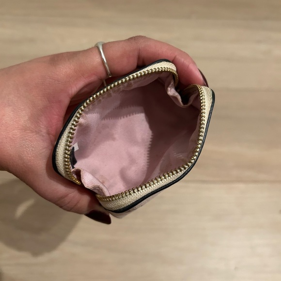 COACH Cherry Blossom Leather Coin Purse - Picture 2 of 3